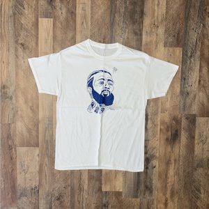 Nipsey Hussle White Face Graphic T-Shirt (Large)